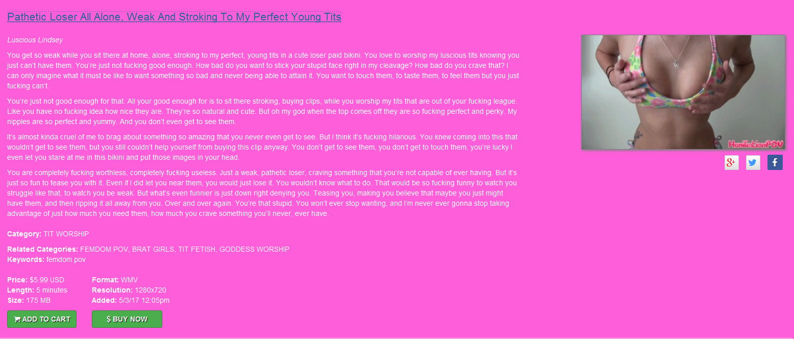 Humiliation POV Luscious Lindsey: Pathetic Loser All Alone, Weak And Stroking To My Perfect Young Tits