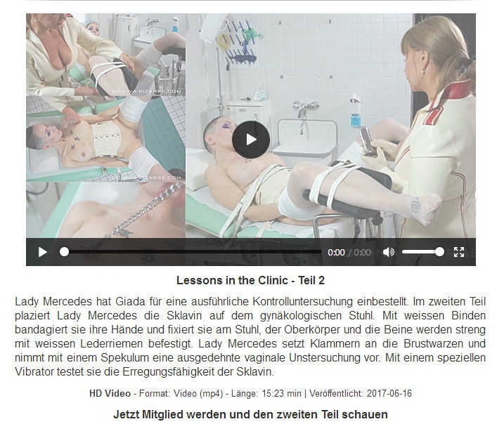 Domina-Bizarre: Lessons in the Clinic – Teil 2