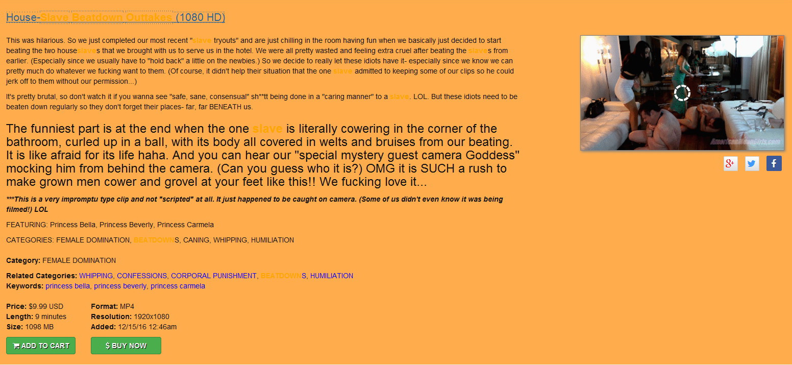 The mean girls/Americanmeangirls: House-Slave Beatdown Outtakes (1080 HD)