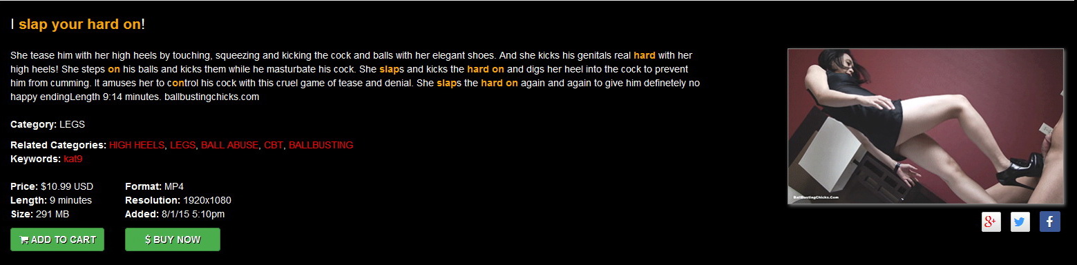 Ball Busting Chicks: I Slap Your Hard On