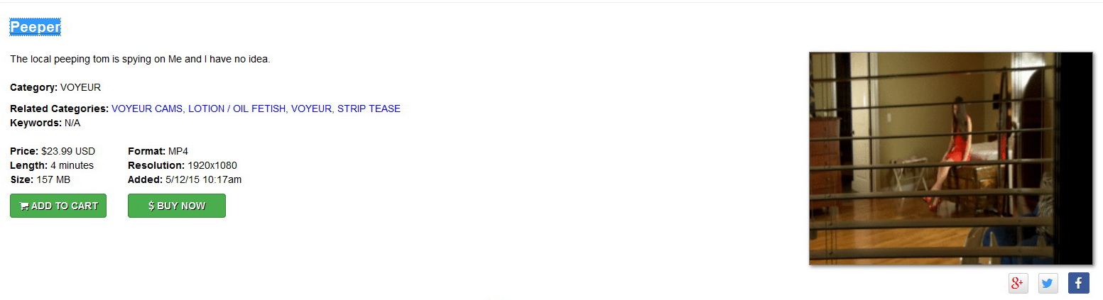 Brittany Marie: Peeper