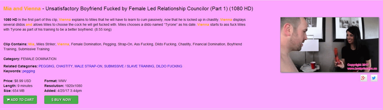 Brat Princess 2: Mia and Vienna – Unsastisfactory Boyfriend Fucked by Female Led Relationship Concilor (Part 1) (1080 HD)