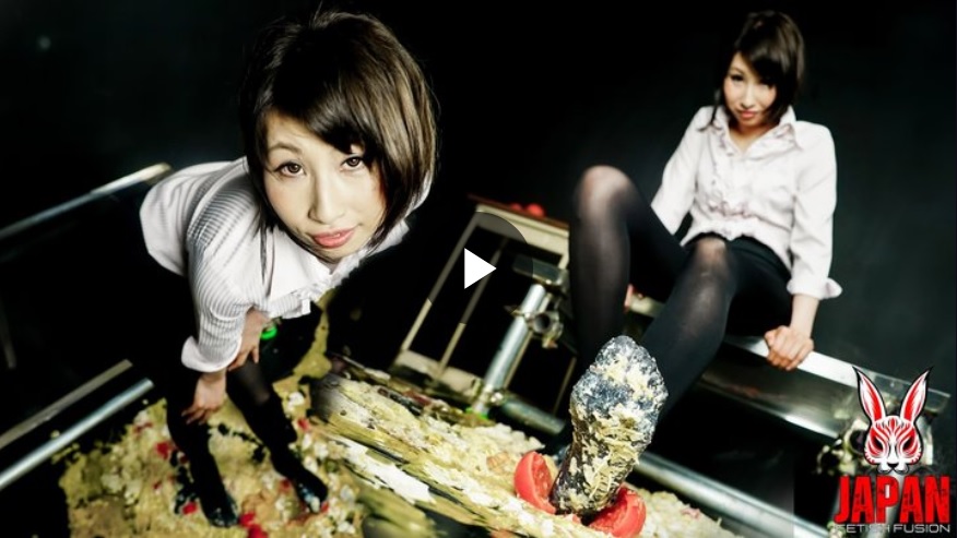 Japan Fetish Fusion FOOT: Yua Hidaka’s Elegant Food Crush : Decadent Destruction by Black Stockings and High Heels $23.99 USD