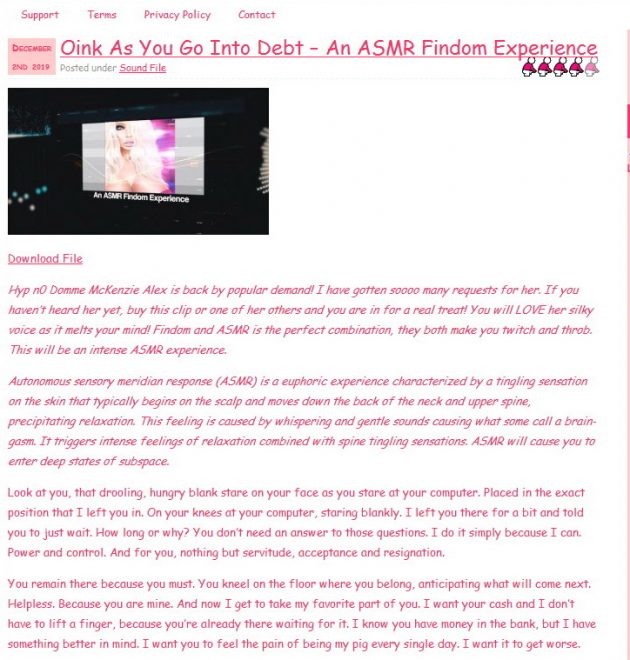Oink As You Go Into Debt – An ASMR Findom Experience