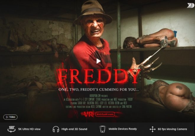X Virtual/Horror Porn: Freddy in 180В° (Virtual 6) вЂ“ (4K) вЂ“ VR