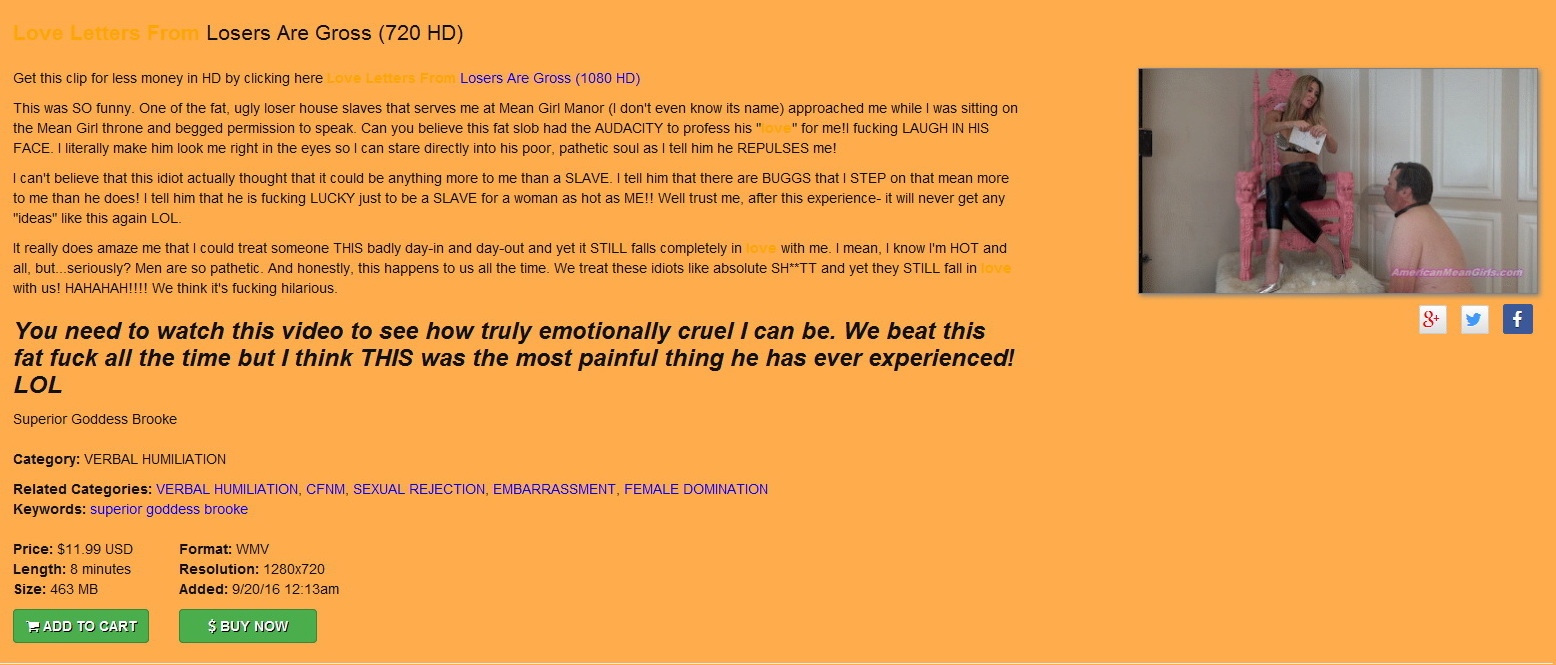 The mean girls/Americanmeangirls: Love Letters From Losers Are Gross (720 HD)