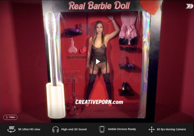 X Virtual/Creative Porn: Real Barbie Doll in 180В° (X Virtual 34) вЂ“ (4K) вЂ“ VR