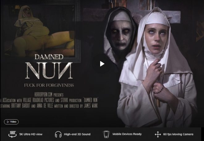 X Virtual/Horror Porn: Damned Nun in 180В° X + 5K (X Virtual 63) – VR