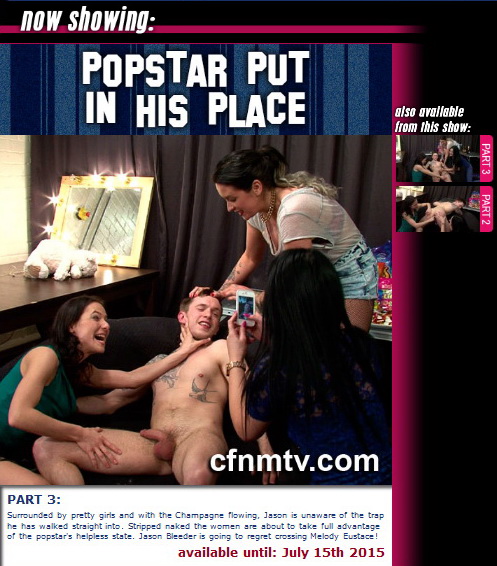 cfnmtv: Popstar Put in his Place (Part 1-3)