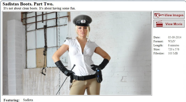 Goddess-uk: Sadistas Boots. Part Two.