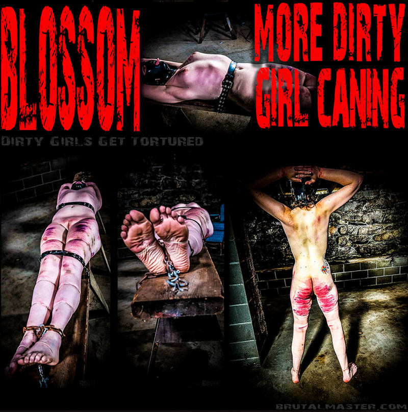 Brutal Master: Blossom More Dirty GIrl Caning