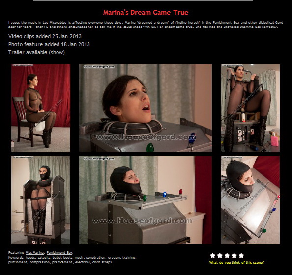 House of Gord: Marina’s Dream Came True