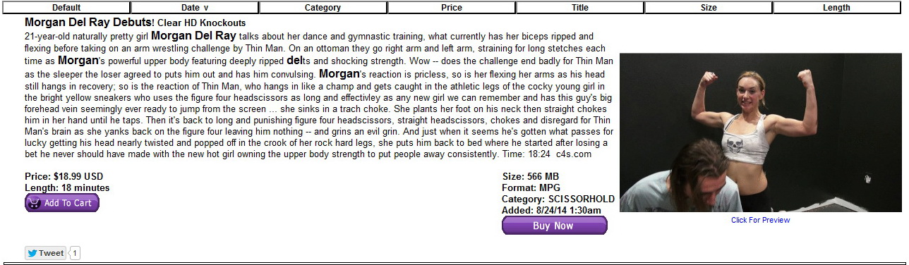 Reality Girls Scissors: Morgan Del Ray Debuts! FM