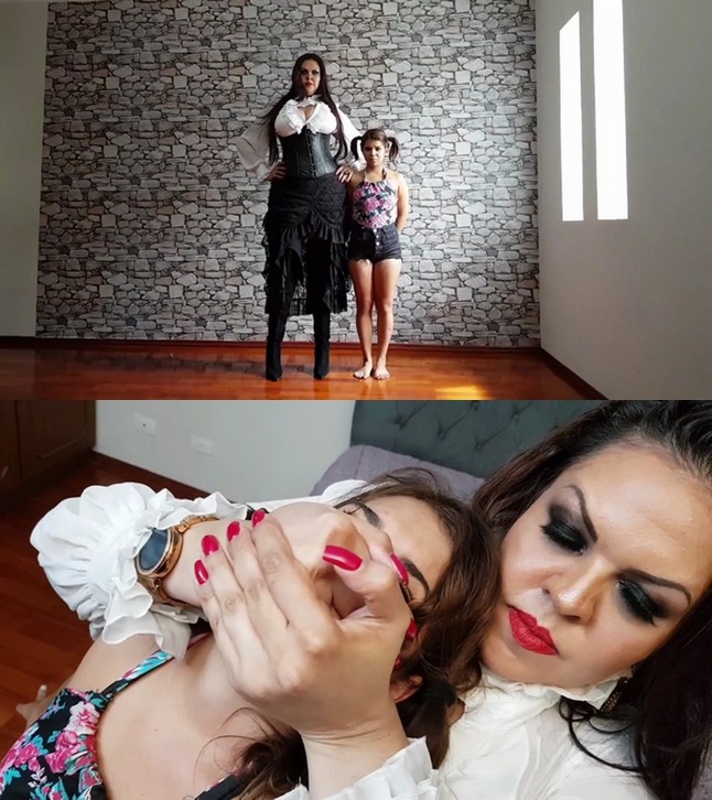 Mf Video Brazil: Extreme Hands By2 Meter Tall Amazon Cintya And Slave Kiki