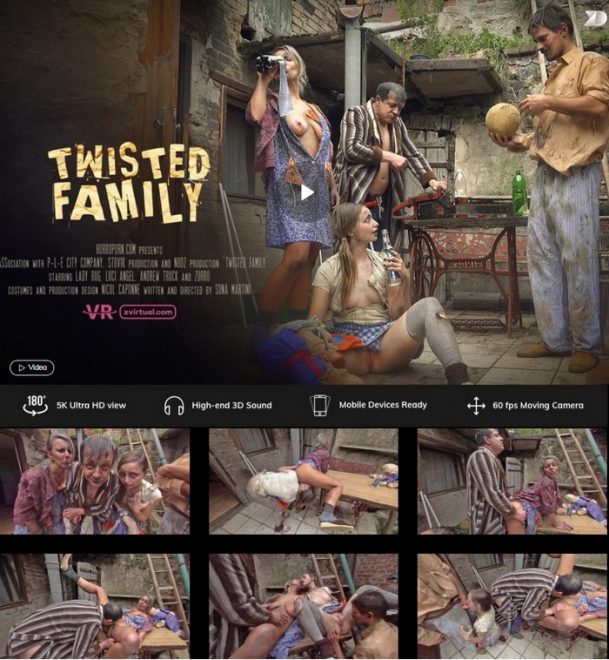 X Virtual/Horror Porn: Twisted family in 180В° (X Virtual 22) вЂ“ (4K) вЂ“ VR