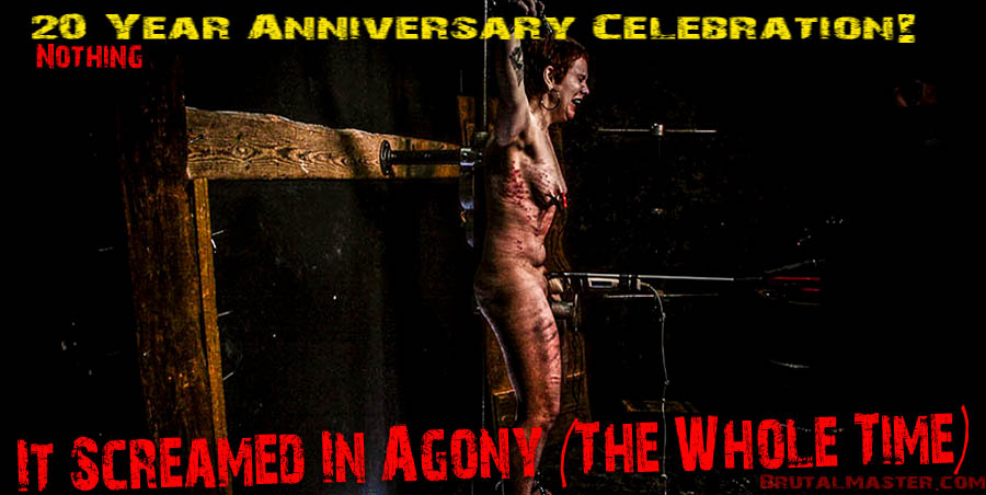 Brutal Master: 20 years anniversary celebration! It Screamed In Agony (The Whole-time )
