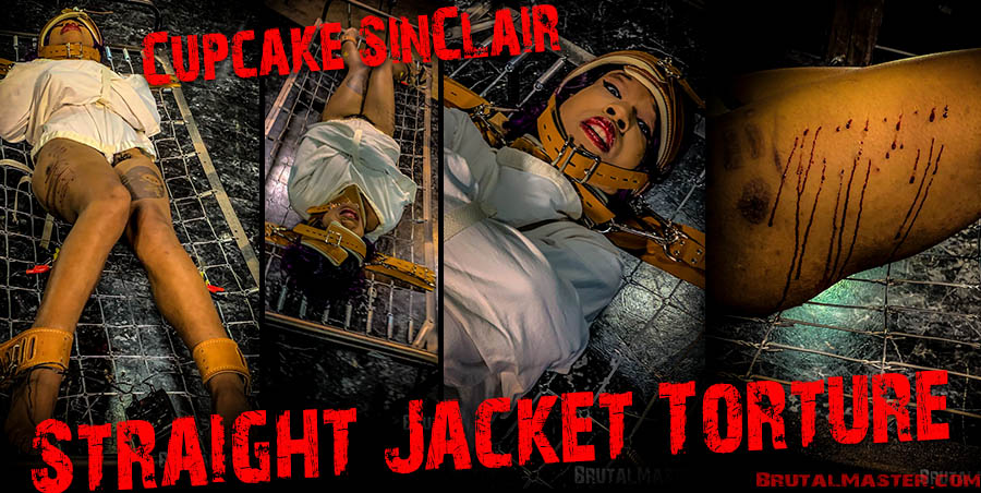 Brutal Master: Cupcake Sinclair – Straight Jacket Torture