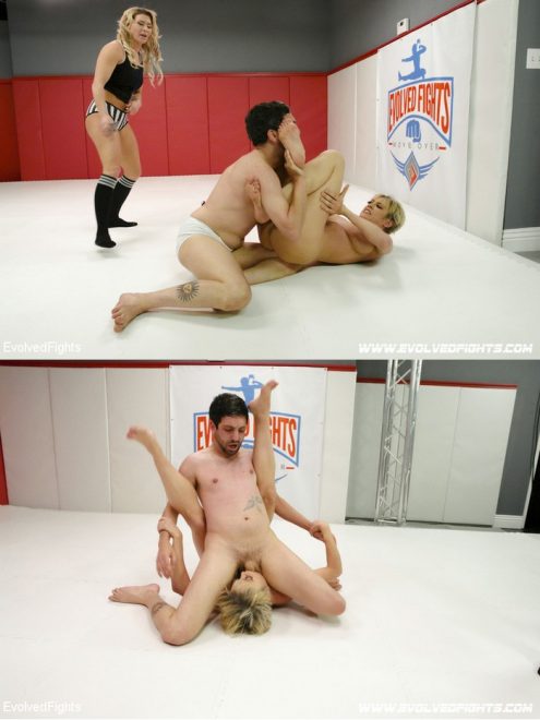 EVOLVED FIGHTS: December 31, 2019 With: Dee Williams, Jay West/Blond Big tittied MILF destroys little Man’s Balls