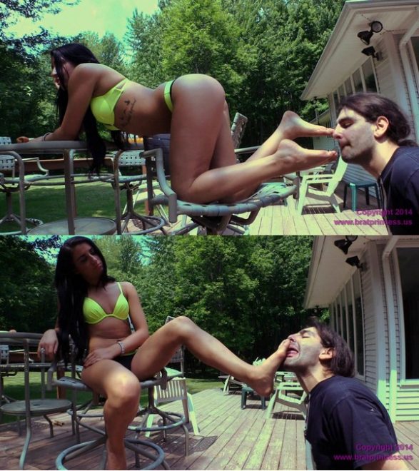 Brat Princess 2: Taylor – Bratty Bikini Girl Foot Worship (1080 HD)