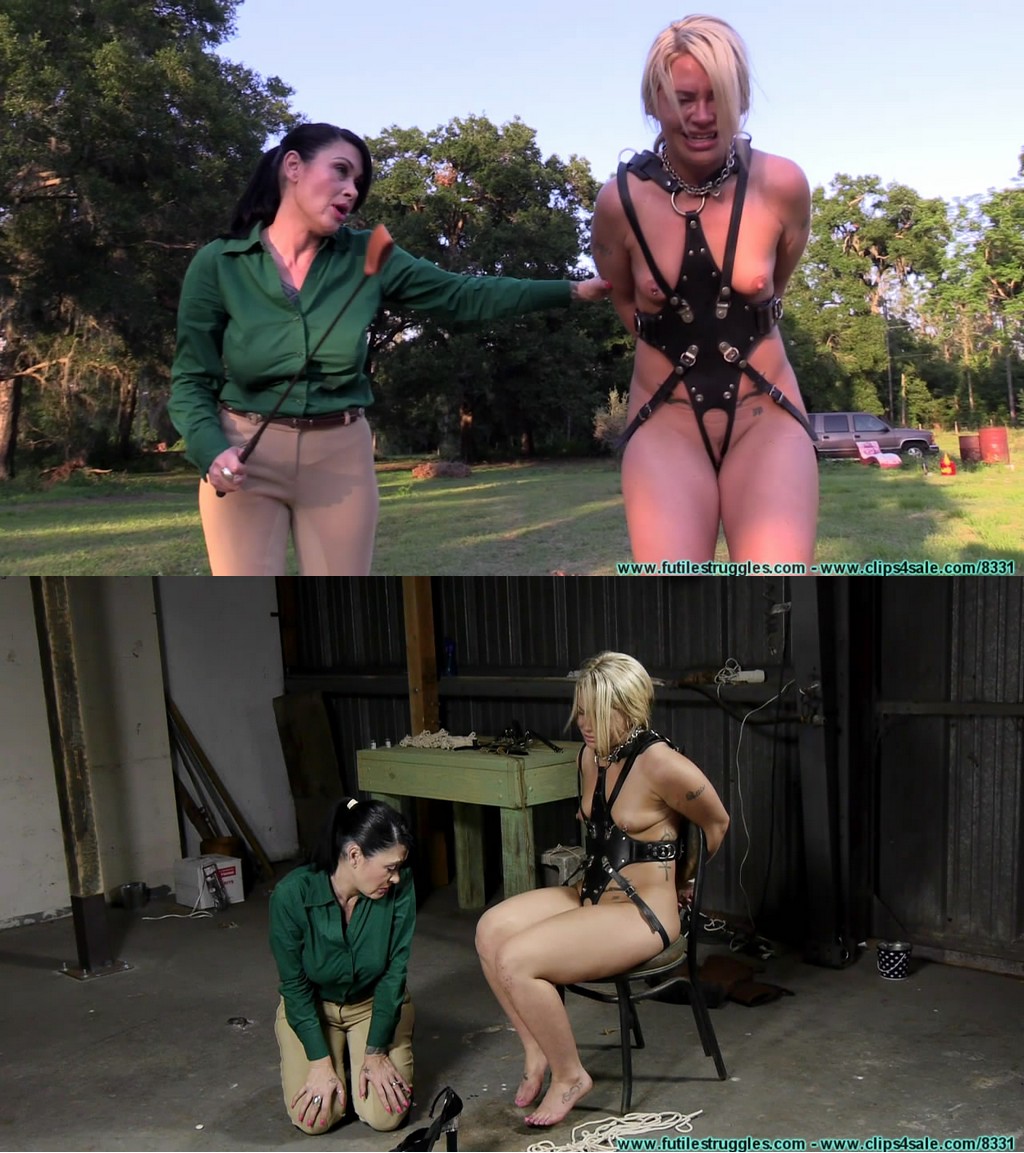 Futile Struggles Adara & Luna Dawn : Luna Makes Adara Her Pony Girl – nose hook