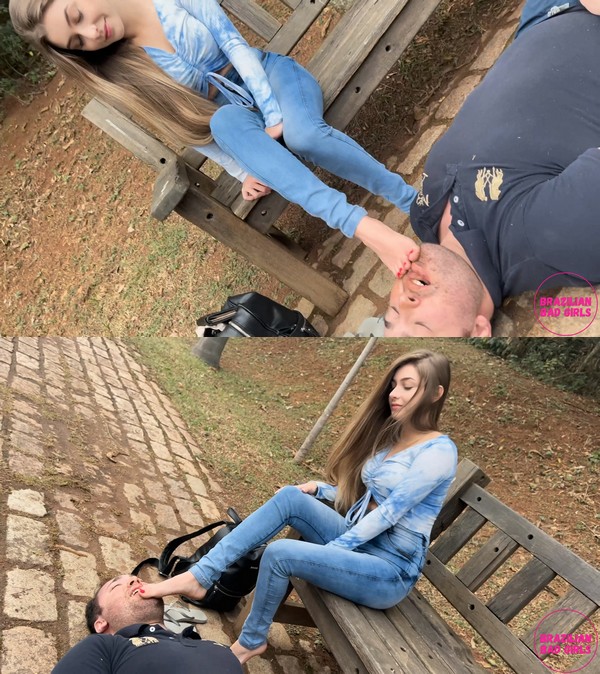 Evil Girls: Dirty feet lick and humiliation by Princess Sophia ($15.99 Clips4sale)