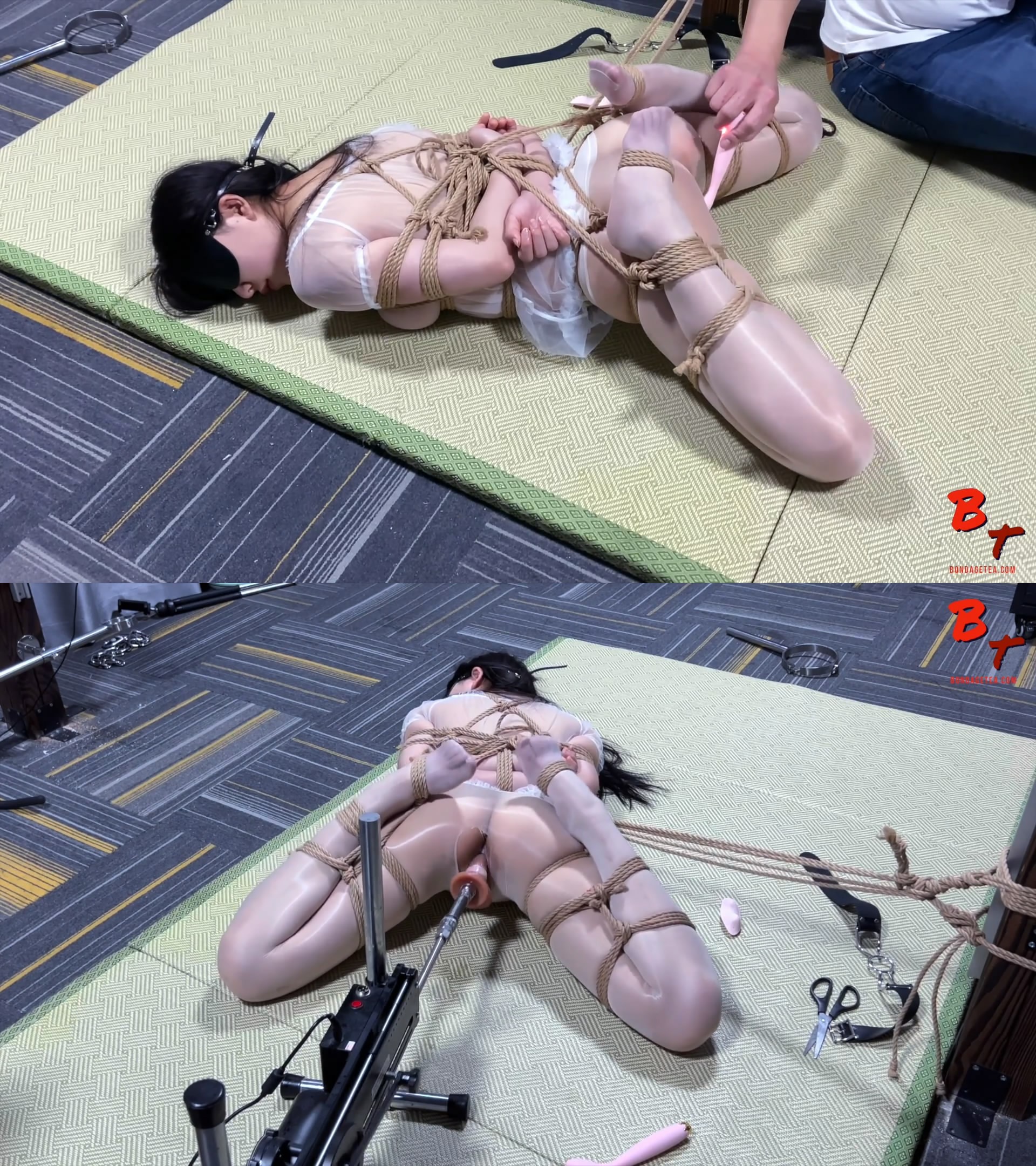 bondagetea: Bondage Girl Hogtied Pussy Training Part 1 ($17.99 Clips4sale)