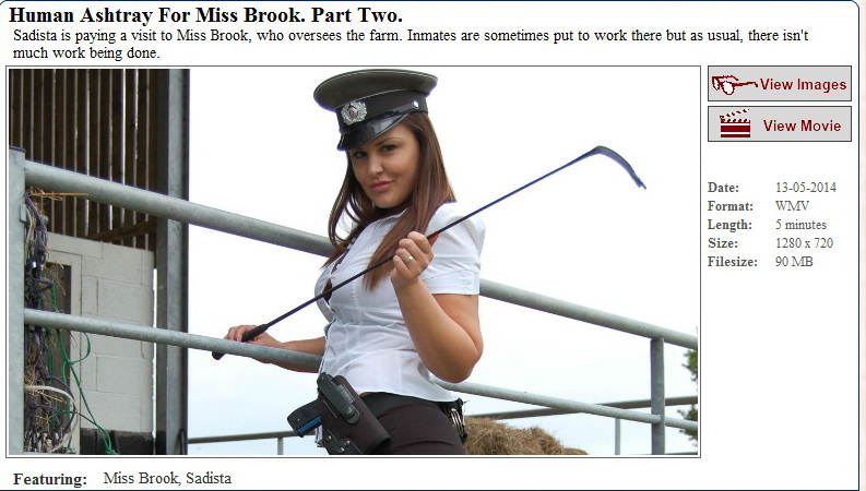 Human Ashtray For Miss Brook. Part Two.