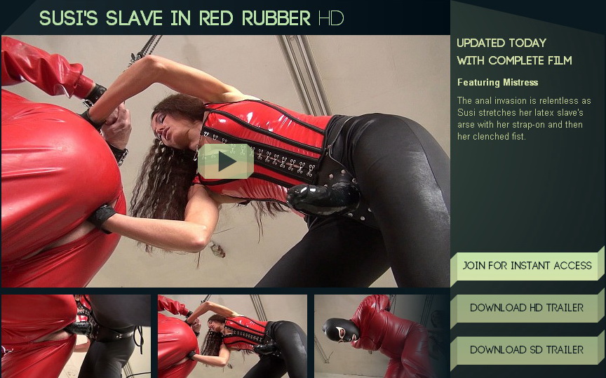 Jul 09, 2013 – Susi’s Slave in Red Rubber