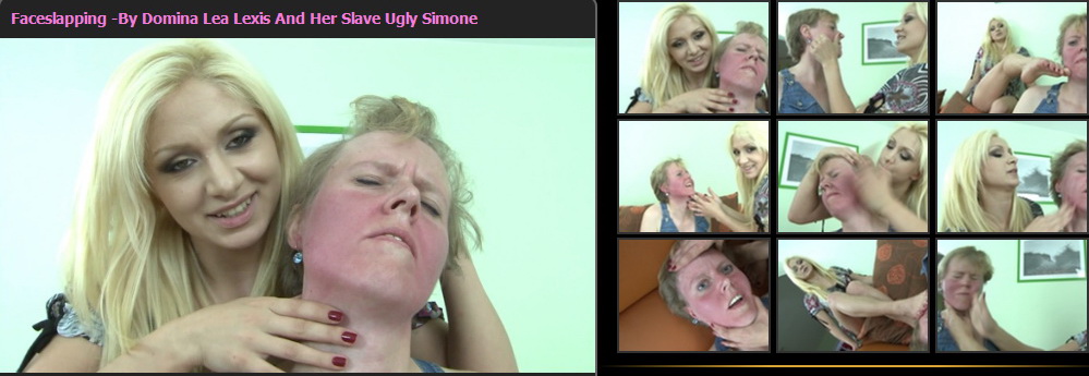 Hunt Erotic: Faceslapping -By Domina Lea Lexis And Her Slave Ugly Simone