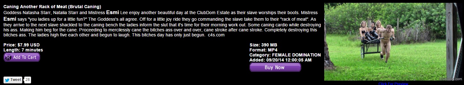 Club Dom: Esmi & Natalia Caning