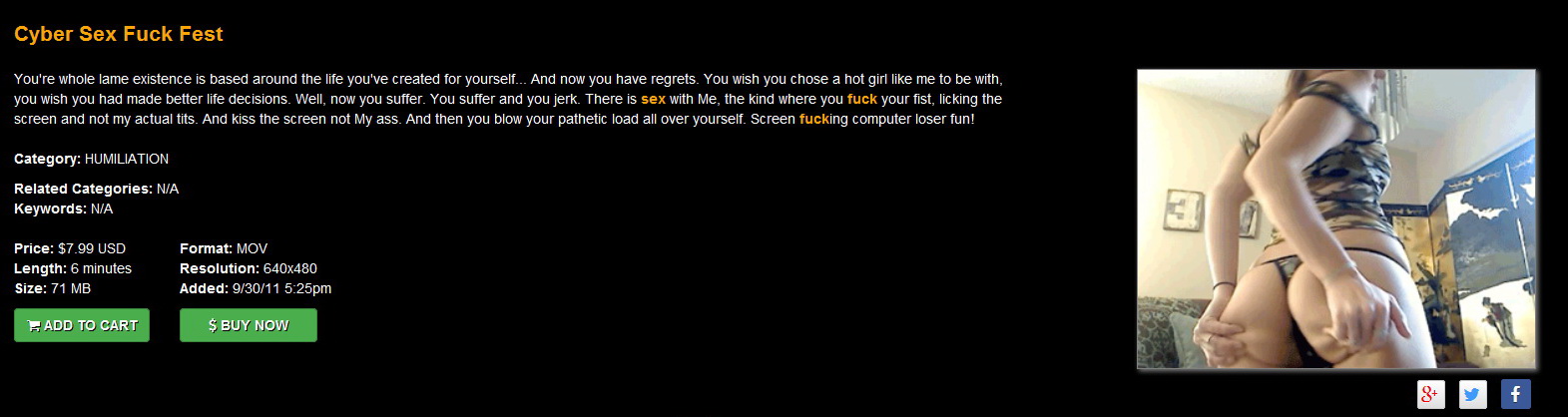 Meggerz – Pay To Obey Humiliation: Cyber Sex Fuck Fest