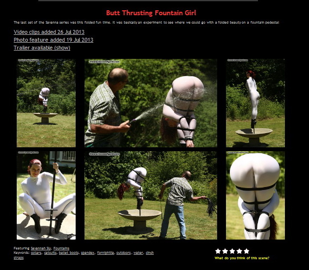 House of Gord: Butt Thrusting Fountain Girl