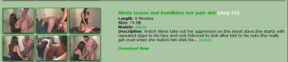 Femdom Army: Alexis teases and humiliates her pain slut