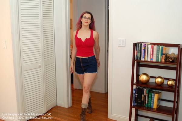 Firm Hand Spanking – Lisa Langley – Attitude Adjustment – DA