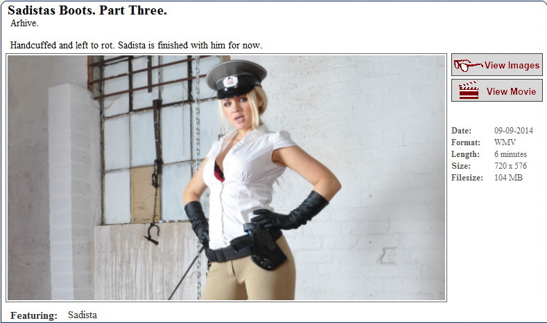 Goddess-uk: Sadistas Boots. Part Three.