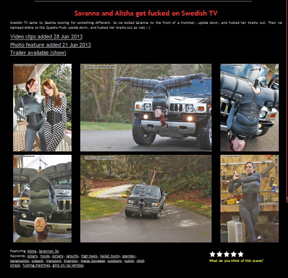 House of Gord: Savanna and Alisha get fucked on Swedish TV