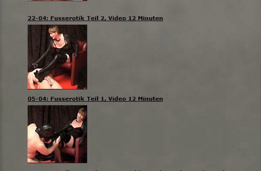 german-femdom: Fusserotik Tei