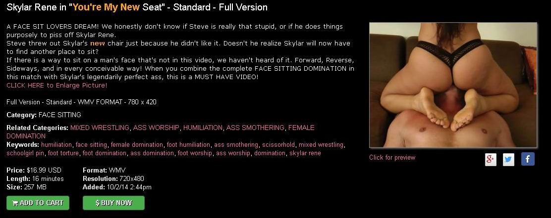 Skylar Rene: You’re My New Seat