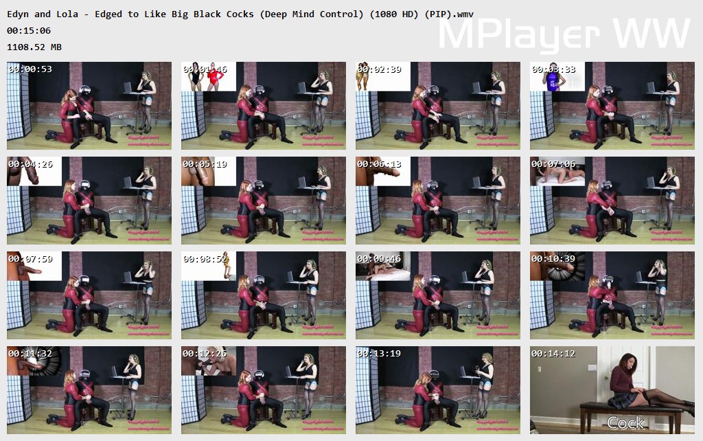 Brat Princess 2: Edyn and Lola – Edged to Like Big Black Cocks (Deep Mind Control) (1080 HD) (PIP)