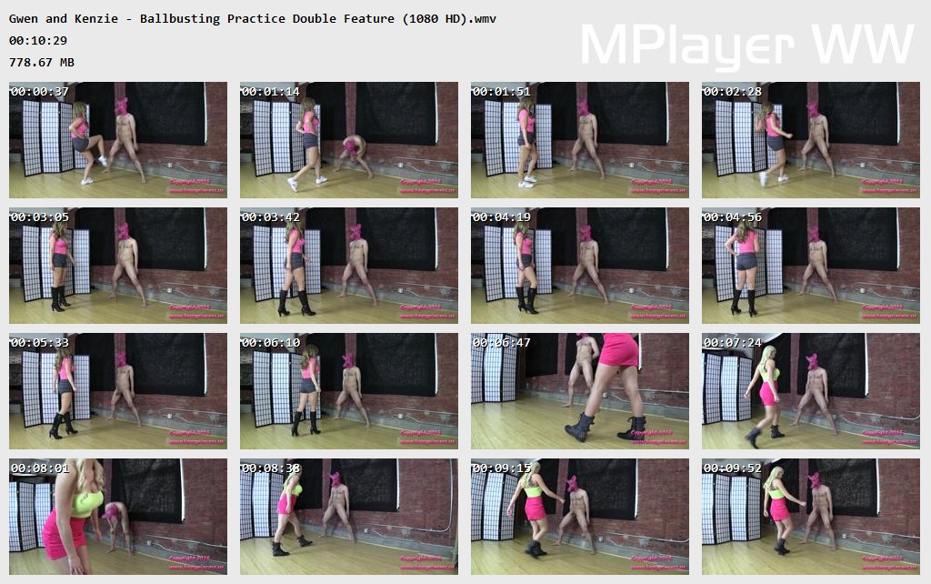 Brat Princess 2: Gwen and Kenzie – Ballbusting Practice Double Feature (1080 HD)