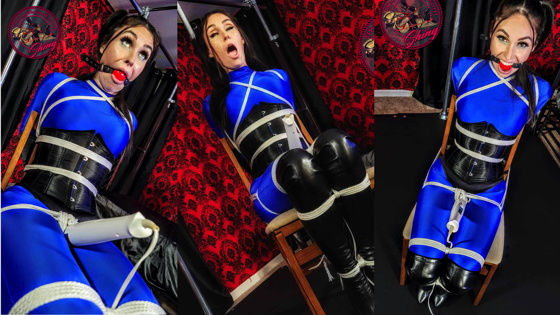Shiny Bound Ashley Wolf:  Chairtied and Cumming (Release date: Jan. 26, 2021) – Ballgagged