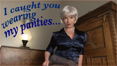 MILFвЂ™s Satin Panty Boy