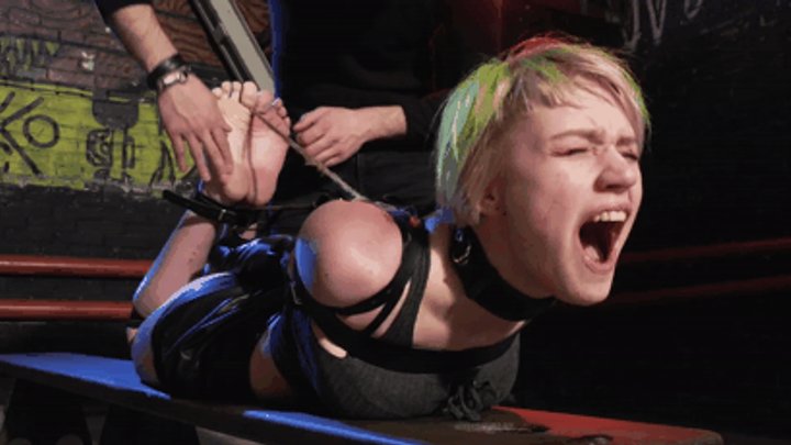 RF studio production: Tight belt hogtie and big ballgag for Astrid (FULL HD MP4) $15.99 USD