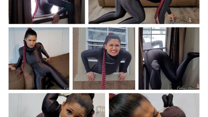 Calisa’s Bondage Diaries:  Calisa The Bad Burglar: Caught, Stuck, Punished  ($18.99 Clips4sale)