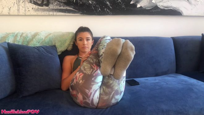 Humiliation POV Nikki Next: College Brat Sock Tease For Old Pervs