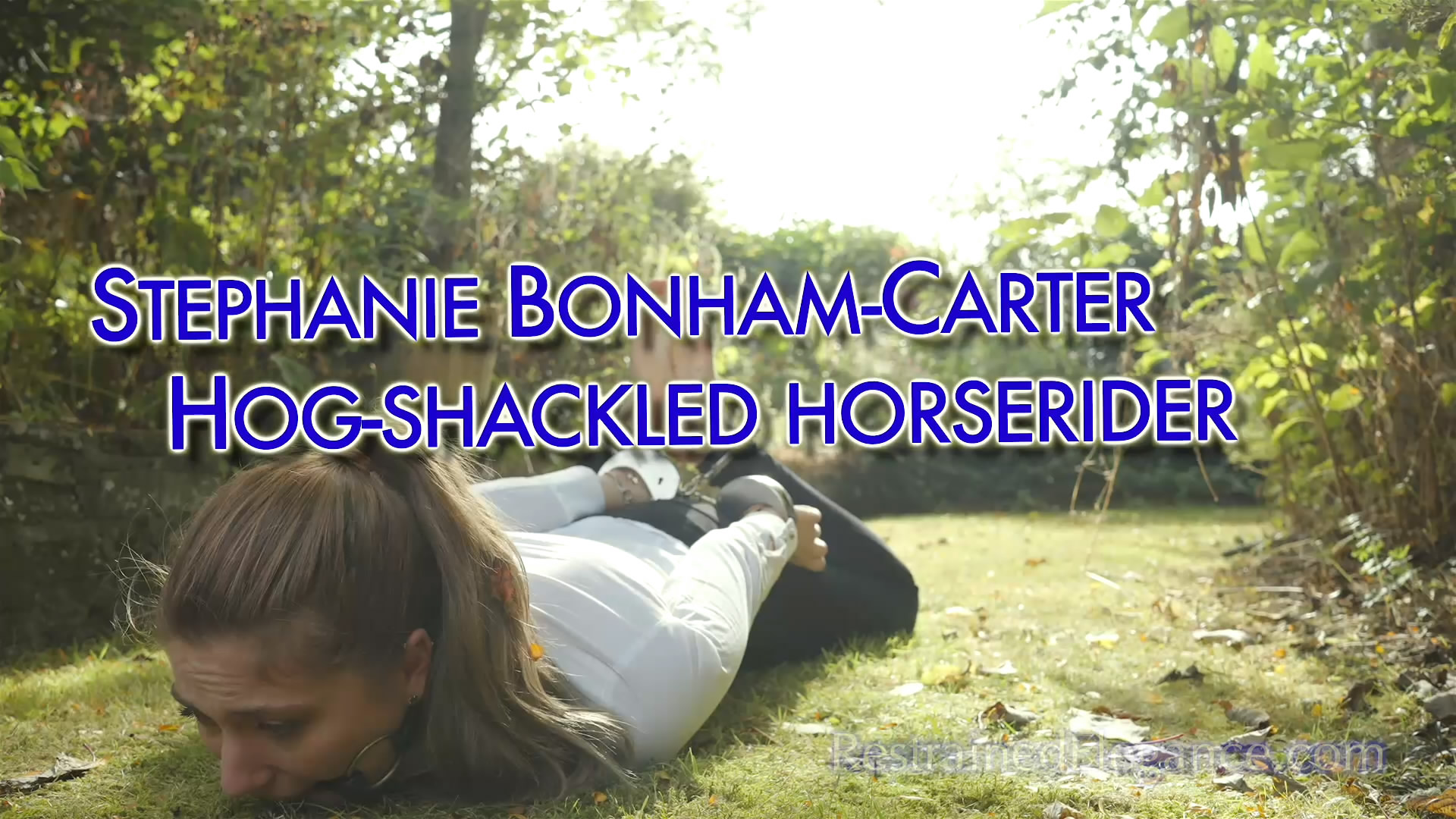 Restrained Elegance: Hogshackled Pony Rider Stephanie Bonham Carter (VD0675, MP4)