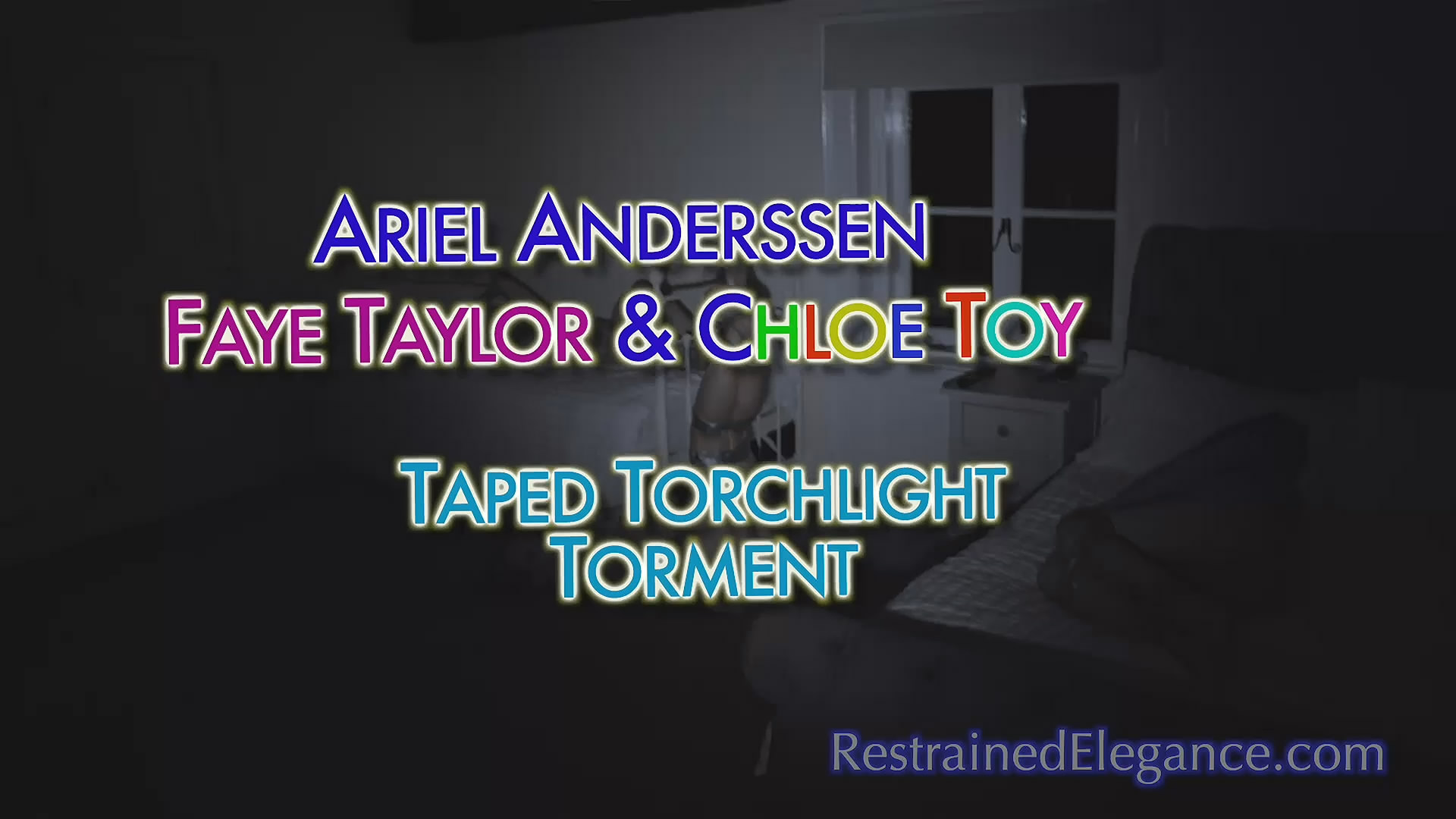 Restrained Elegance: Taped Torchlight Torment with Ariel Anderssen, Faye Taylor, Chloe Toy (VID0661, 1080p MP4) $12.99 USD