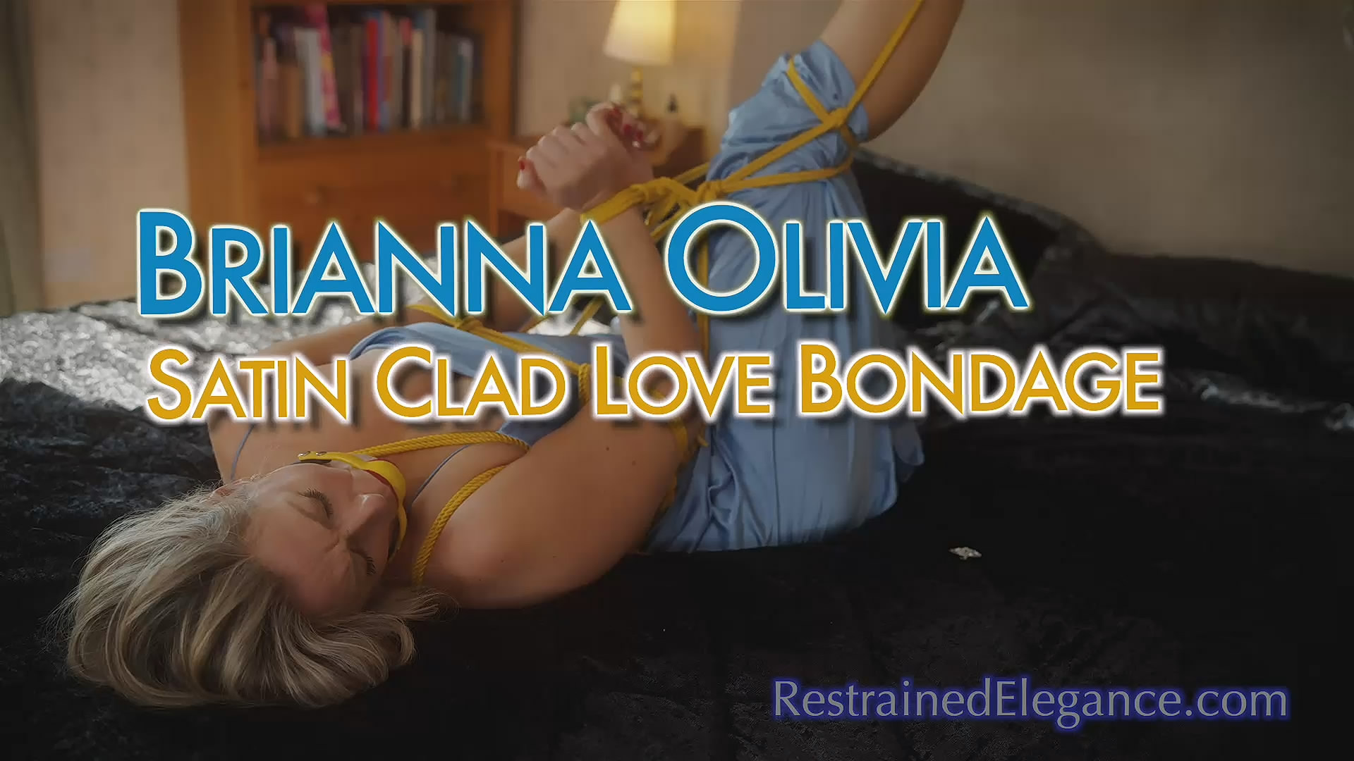 Restrained Elegance: Brianna Olivia Satin Clad Love Bondage (VID0927, 1080p MP4)
