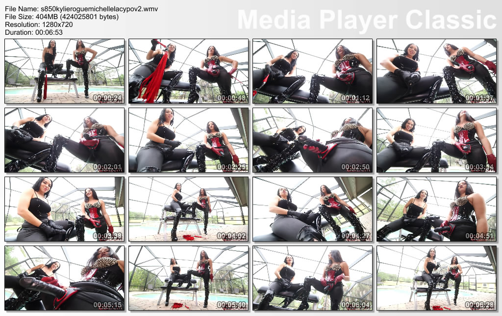 Club Dom: Kylie Rogue & Michelle Lacy POV2/Ass Whore POV