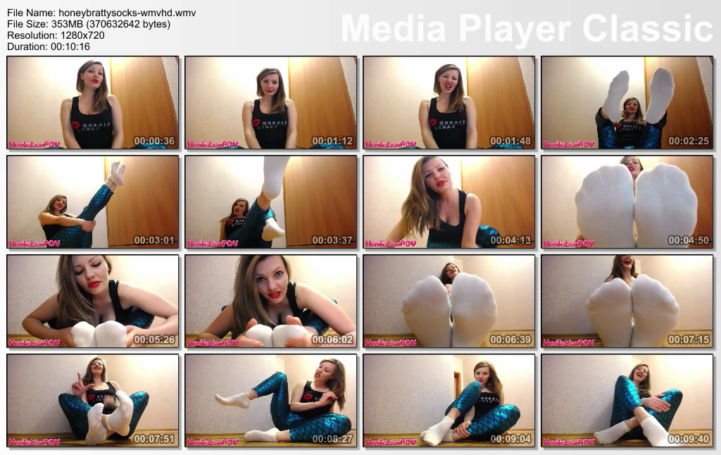 Humiliation POV Miss Honey Barefeet: Your Horny Cock Makes You Stupid For My Bratty Socks
